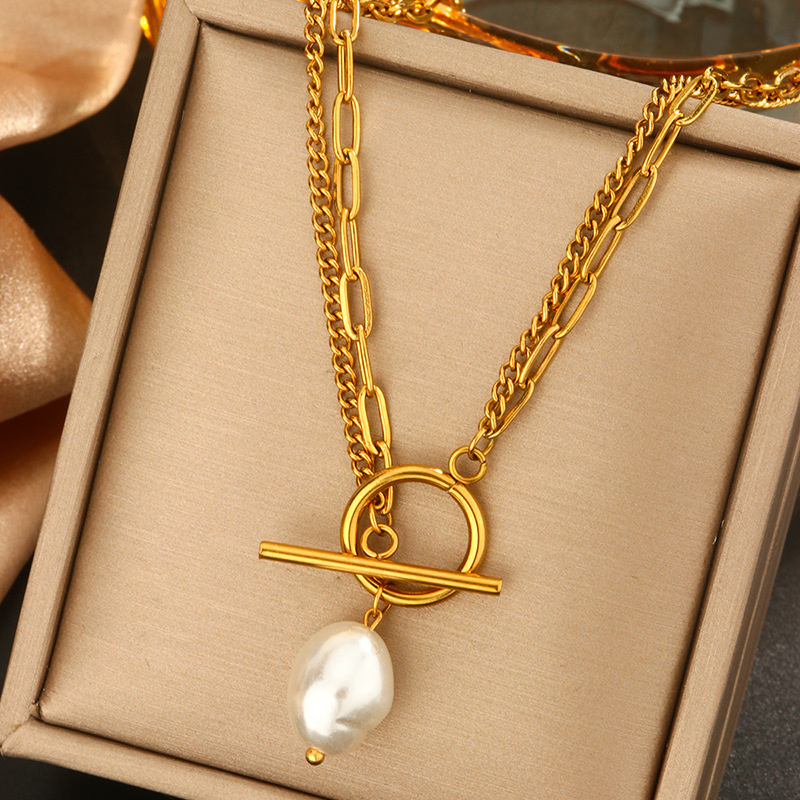 Pearl Choker Necklace Vintage - Trend Elegante Schmuck Hochzeit Große Perle