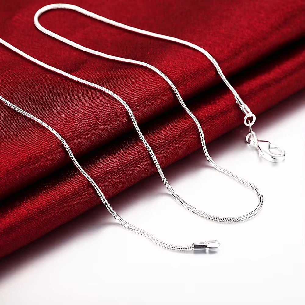5 Stück im Großhandel, 925er S – 925 Sterling Silver Chain Necklace Men Bewertung und Preis
