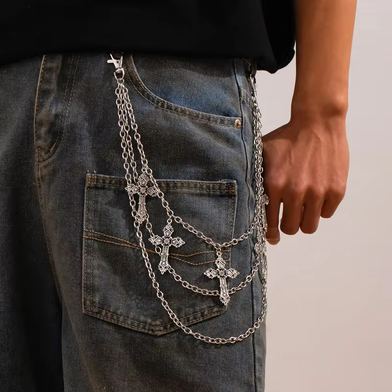 Modische Punk-Metall-Hosenkett – Body Jewelry Bewertung und Preis