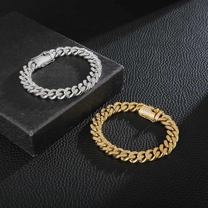 KALEN 12mm CNC Strass Kubanisc – Cuban Link Chain 12Mm Bewertung und Preis