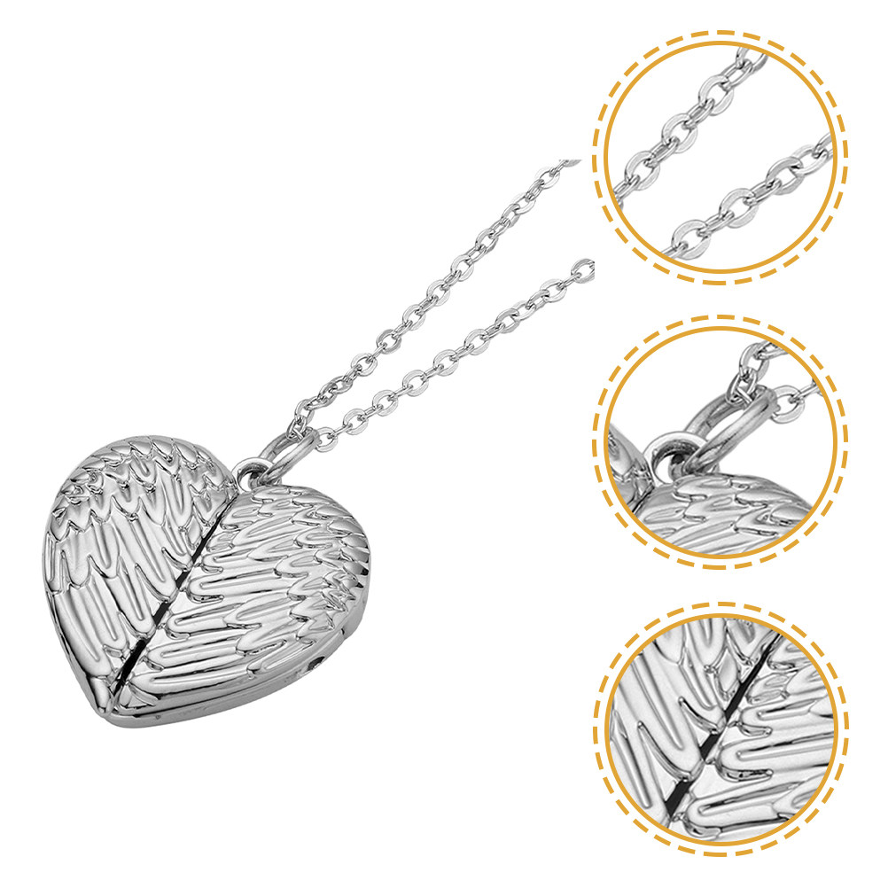Herzförmige Medaillon-Halskett – Heart Locket Necklace Photo Bewertung und Preis