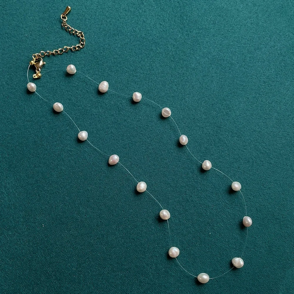 Natürliche Süßwasserperlenkett – Pearl Choker Necklace Vintage Bewertung und Preis