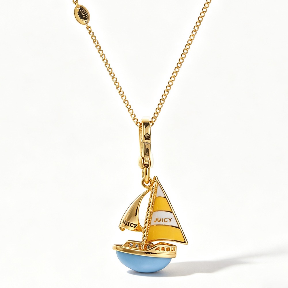 Elegante Emaille-Halskette mit – Initial Letter Necklace 18K Gold Bewertung und Preis