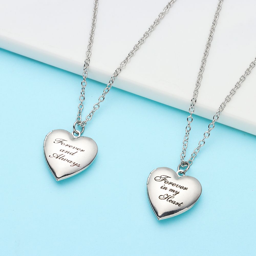 Lover Fashion Friend Schmuckke – Heart Locket Necklace Photo Bewertung und Preis