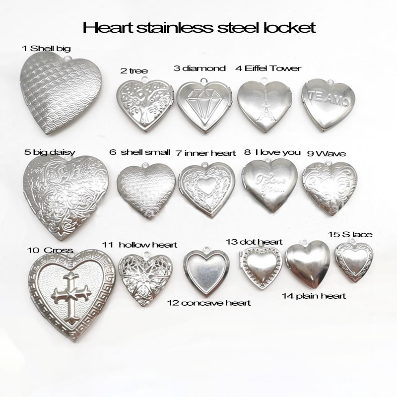 Liebe Herz Medaillon Station 2 – Heart Locket Necklace Photo Bewertung und Preis