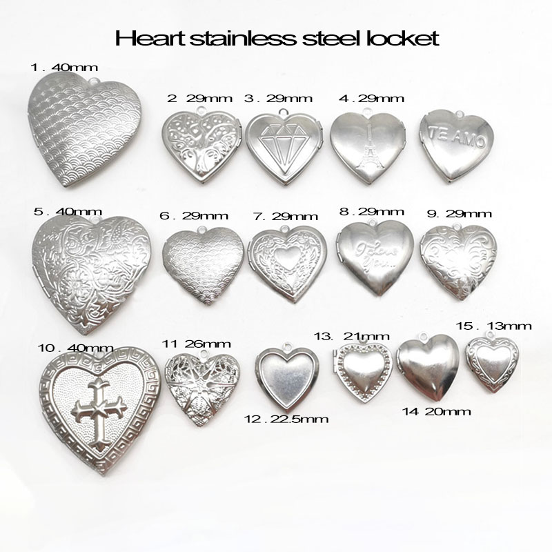 Liebe Herz Medaillon Station 2 – Heart Locket Necklace Photo Bewertung und Preis