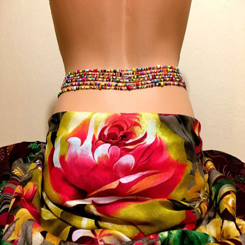 Frauen geschichteten Perlen Ba – Body Jewelry Bewertung und Preis